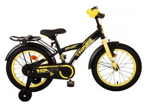 8715347215469 - Kinderfahrrad Thombike für Jungen 16 Zoll Kinderrad in Schwarz Gelb