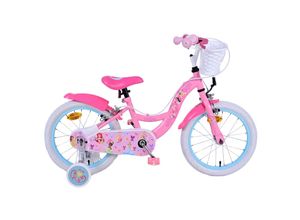 8715347215810 - Kinderfahrrad Disney Princess für Mädchen 16 Zoll Kinderrad in Rosa