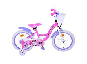 8715347215827 - Kinderfahrrad Disney Minnie Cutest Ever Mädchen 16 Zoll Kinderrad Rosa