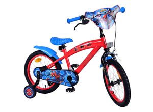 8715347216374 - Kinderfahrrad Spider-Man Fahrrad für Jungen 16 Zoll Kinderrad in Rot