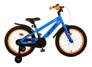 8715347217258 - Kinderfahrrad Rocky Fahrrad für Jungen 18 Zoll Kinderrad in Blau