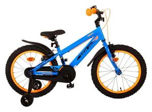 8715347217265 - Volare Rocky Kinderfahrrad - Jungen - 18 Zoll - Blau - Zwei Handbremsen