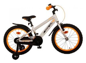 8715347217296 - Kinderfahrrad Rocky Fahrrad für Jungen 18 Zoll Kinderrad in Grau