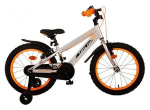 8715347217302 - Volare Rocky Kinderfahrrad - Jungen - 18 Zoll - Grau - Zweihandbremsen