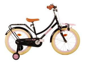 8715347217760 - Volare Excellent Kinderfahrrad - Mädchen - 18 Zoll - Schwarz - 95% zusammengebaut