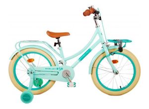 8715347217777 - Volare Excellent Kinderfahrrad - Mädchen - 18 Zoll - Grün - 95% montiert