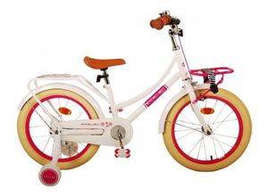 8715347217791 - Volare Excellent Kinderfahrrad - Mädchen - 18 Zoll - Weiß - 95% montiert