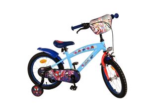 8715347217869 - Kinderfahrrad Spidey Fahrrad für Jungen 16 Zoll Kinderrad in Blau