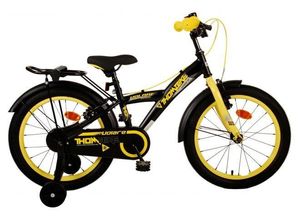 8715347217975 - Volare Thombike Kinderfahrrad - Jungen - 18 Zoll - Schwarz-Gelb - Zweihandbremsen