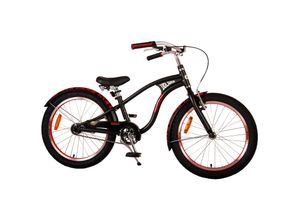 8715347220852 - Volare Miracle Cruiser Kinderfahrrad - Jungen - 20 Zoll - Mattschwarz - Prime Collection