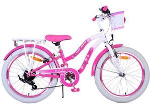 8715347221224 - Kinderfahrrad Lovely Fahrrad für Mädchen 20 Zoll Kinderrad in Rosa