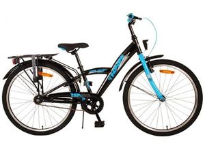 8715347225000 - Kinderfahrrad Thombike für Jungen 24 Zoll Kinderrad in Schwarz Blau