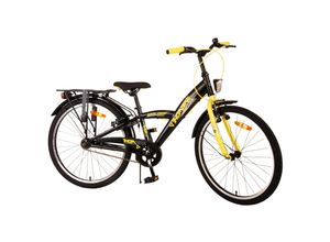 8715347225079 - Volare Thombike Kinderfahrrad - Jungen - 24 Zoll - Schwarz-Gelb - Zweihandbremsen