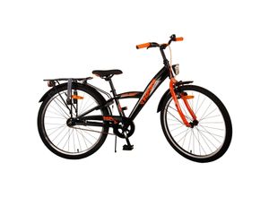 8715347225086 - Kinderfahrrad Thombike für Jungen 24 Zoll Kinderrad in Schwarz Orange