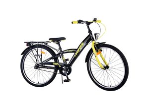 8715347225130 - Kinderfahrrad Thombike für Jungen 24 Zoll Kinderrad in Gelb 3 Gänge