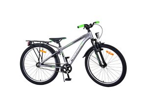 8715347225420 - Kinderfahrrad Cross für Jungen 24 Zoll Kinderrad in Dunkelgrau