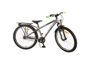 8715347225475 - Volare Cross Kinderfahrrad - Jungen - 24 Zoll - dunkelgrau- Shimano Nexus 3 Gänge