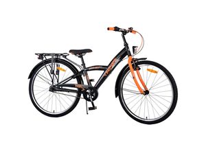 8715347226243 - Volare Thombike Kinderfahrrad - Jungen - 26 Zoll - Schwarz Orange - 3 Gänge