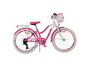 8715347241222 - VOLARE Jugendfahrrad Lovely 24 Zoll rosa