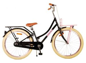 8715347241307 - Kinderfahrrad Excellent Fahrrad für Mädchen 24 Zoll Kinderrad Schwarz