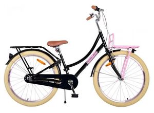 8715347241383 - Volare Excellent Kinderfahrrad - Mädchen - 24 Zoll - Schwarz - 3 Gänge