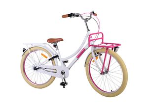 8715347241413 - Kinderfahrrad Excellent Fahrrad für Mädchen 24 Zoll Kinderrad in Weiß