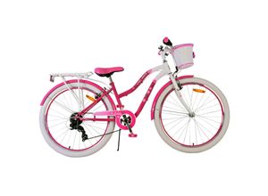 8715347261220 - Kinderfahrrad Lovely Fahrrad für Mädchen 26 Zoll Kinderrad in Rosa