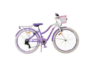 8715347261251 - Kinderfahrrad Lovely Fahrrad für Mädchen 26 Zoll Kinderrad in Lila