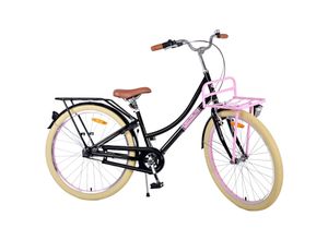 8715347261381 - Volare Excellent Kinderfahrrad - Mädchen - 26 Zoll - Schwarz - Shimano Nexus 3 Gänge