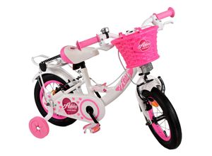 8715347312311 - Volare Ashley Kinderfahrrad - Mädchen - 12 Zoll - Weiß - Zweihandbremsen