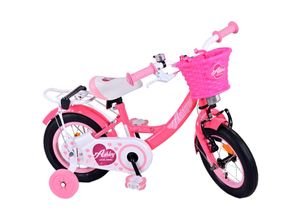 8715347312342 - Kinderfahrrad Ashley für Mädchen 12 Zoll Kinderrad in Rot Rosa