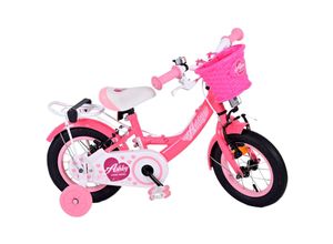 8715347312359 - Volare Ashley Kinderfahrrad - Mädchen - 12 Zoll - Rosa Rot - Zweihandbremsen