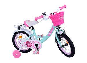 8715347314360 - Kinderfahrrad Ashley Fahrrad für Mädchen 14 Zoll Kinderrad in Grün