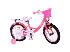 8715347316340 - Kinderfahrrad Ashley Fahrrad für Mädchen 16 Zoll Kinderrad in Rosa Rot