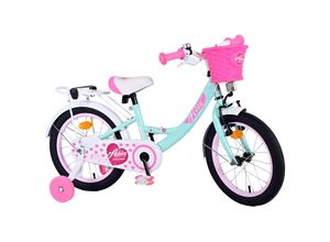 8715347316364 - Kinderfahrrad Ashley für Mädchen 16 Zoll Kinderrad in Grün