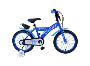 8715347316821 - Kinderfahrrad Disney Stitch für Jungen 16 Zoll Kinderrad in Blau