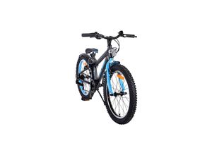 8715347920226 - Volare Rocky Kinderfahrrad - 20 Zoll - Schwarz Blau - 95% fertig - 6 speed - Prime Collection