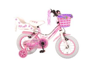 8715347994319 - Volare Rose Kinderfahrrad - Mädchen - 12 Zoll - Pink - Zwei Handbremsen