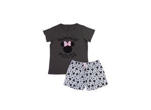 8715409212559 - Damen Shortama Pyjama - Minnie Mouse Shortama M