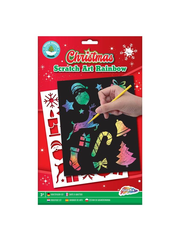 8715427100197 - Scratch Art Rainbow Christmas