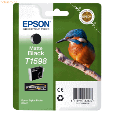 8715946482620 - Druckerpatrone T1598 (C13T15984010) schwarz matt 8715946482620 Epson 8715946482620 - Druckerpatrone T1598 (C13T15984010) schwarz matt 8715946482620 Epson