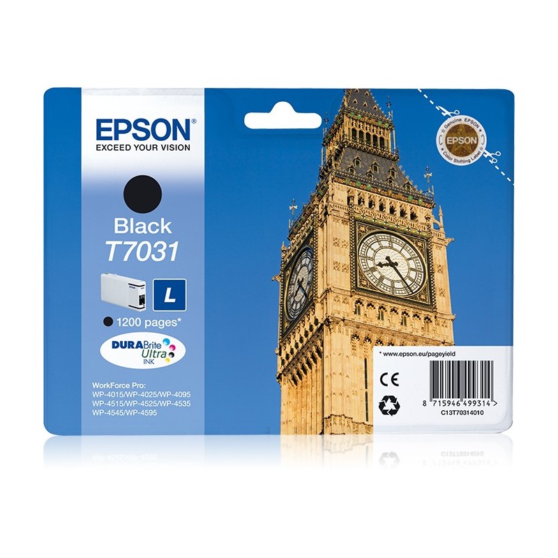 8715946499314 - Druckerpatrone T7031 (C13T70314010) schwarz 8715946499314 Epson