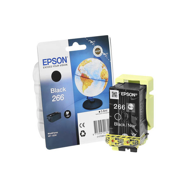 8715946541822 - C13T26614010 Druckerpatrone 266 schwarz 250 Seiten Globus-Tinte (C13T26614010) - Epson