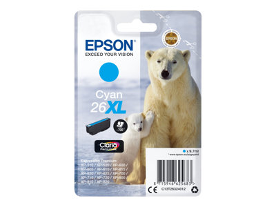 8715946625683 - Druckerpatrone Claria Premium 26XL (C13T26324012) cyan 8715946625683 Epson