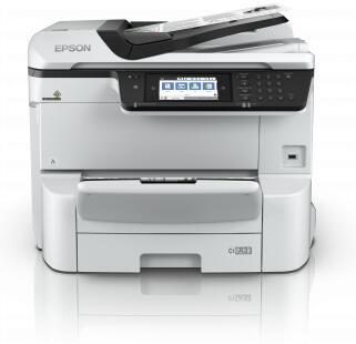 8715946651019 - EPSON WorkForce Pro WF-C8690DWF 4 in 1 Tintenstrahl-Multifunktionsdrucker grau