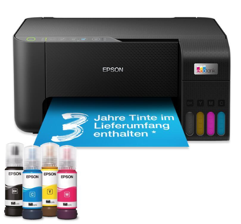 8715946725949 - 3 Jahre erweiterbare Garantie gratis nach Registrierung*   Jetzt 30€ Cashback sichern!* EcoTank ET-2860 A4-Tintentank-Multifunktionsdrucker