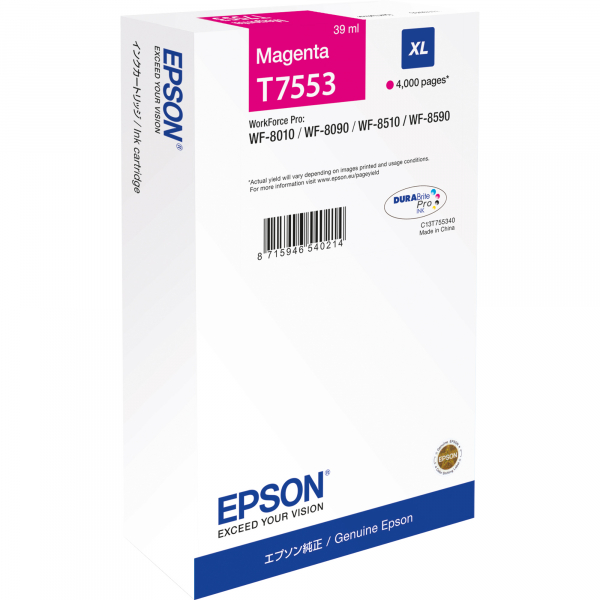 8715946726892 - T7553 - XL - magenta - original - ink cartridge - Tintenpatrone Magenta