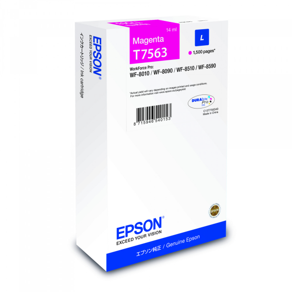 8715946726939 - T7563 - L size - magenta - original - ink cartridge - Tintenpatrone Magenta