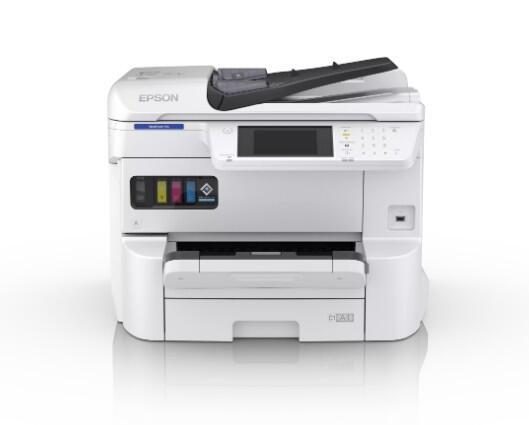 8715946731896 - EPSON WorkForce Pro EM-C7100DWF 4 in 1 Tintenstrahl-Multifunktionsdrucker grau