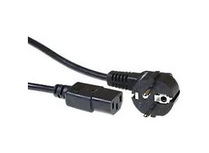 8716065113822 - Power Kabel Netzstecker CEE7 7 Stecker (gewinkelt) - C13 Schwarz 2 m AK5015